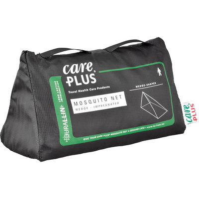 Care Plus Mosquito Net-Wedge Duralin (Maat One Size, Zwart)