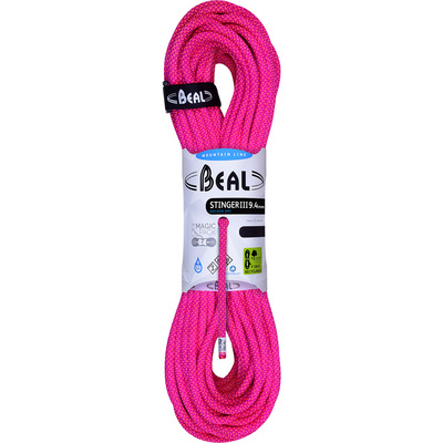 Beal Stinger III 9.4 Unicore Golden Dry klimtouw (Maat 60M, Paars)