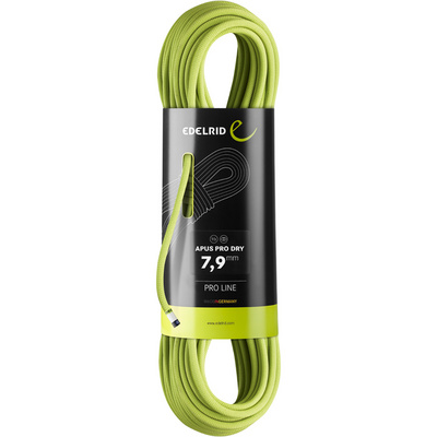 Edelrid Apus Pro Dry 7,9 mm dubbeltouw (Maat 70M, Groen)