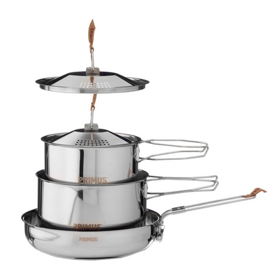 Primus Campfire Cookset kookpannenset (Maat L, Zilver)