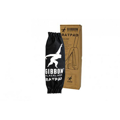 Gibbon Slacklines Rat Pad Slackline Protection à cliquet (taille ONE SIZE, Noir)