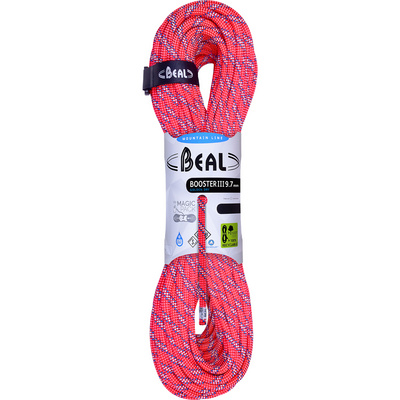 Beal Booster III 9,7mm GoldenDry klimtouw (Maat 50M, Oranje)