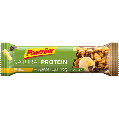PowerBar Natural Vegan Protein reep (Maat One Size, Banana-Chocolate)