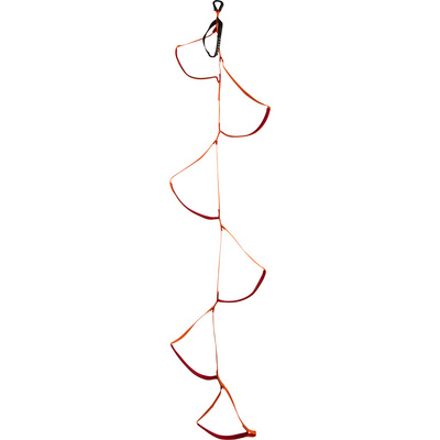 Black Diamond Etrier Five Step bandladder (Maat One Size, Rood)