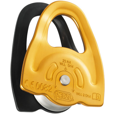 Petzl Mini prusik-katrol (Maat One Size, Geel)
