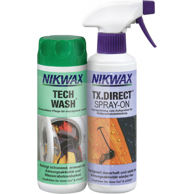 Nikwax Tech Wash + TX-Direct Spray (Maat 300ml, Wit)
