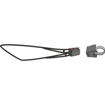 Vaude Sac Klick-Fix Halterung für Off Road M (taille ONE SIZE, Noir)