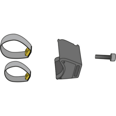Vaude Adapter contour-beugel voor Off Road M tas (Maat ONE SIZE, Zwart)