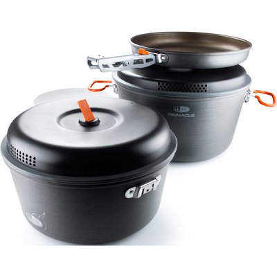 GSI Batterie de cuisine Pinnacle Base Camper (taille LARGE, Noir)