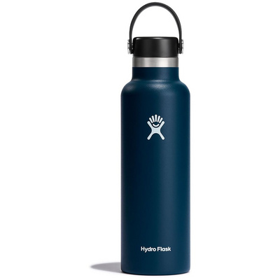 Hydro Flask 21 oz Standard Mouth 621 ml thermoskan (Maat 0.621L, Blauw)