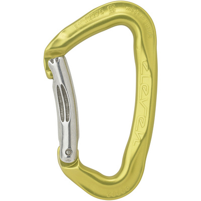 Austrialpin Eleven karabiner (Maat One Size, Geel)