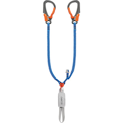 Petzl Scorpio Eashook Klettersteigset (Maat One Size, Blauw)