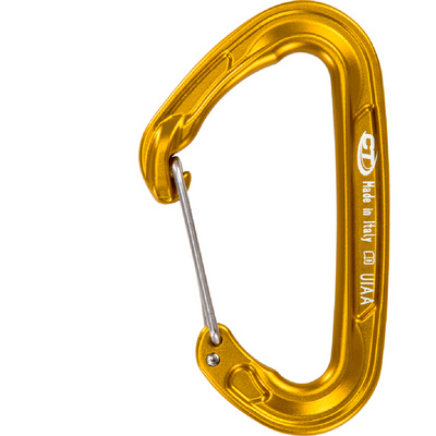 Climbing Technology Fly-Weight EVO karabiner (Maat One Size, Geel)