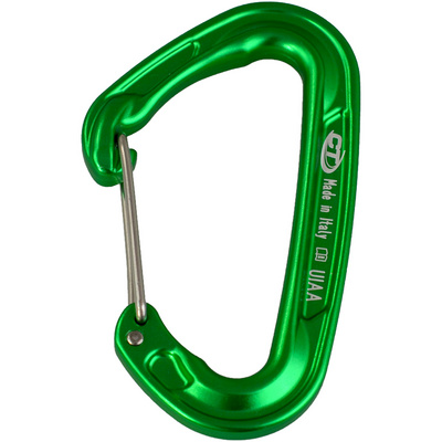 Climbing Technology Fly-Weight EVO karabiner (Maat One Size, Groen)