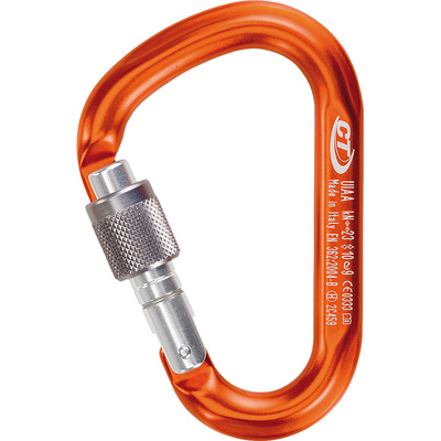 Climbing Technology Snappy SG Karabiner (Maat One Size, Oranje)