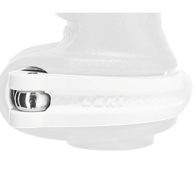 Leki SpeedLock hendel incl. gekartelde schroef (Maat 16/14mm, Wit)