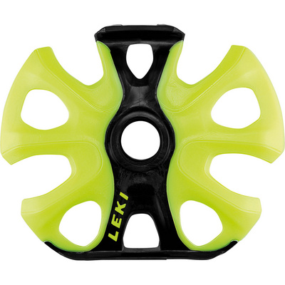 Leki Big Mountain Binding Basket Assiette d'hiver (taille One Size, neongelb-schwarz)