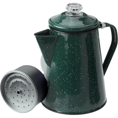 GSI 8 Cup Percolator koffiezetter (Maat 8 Tassen, Groen)