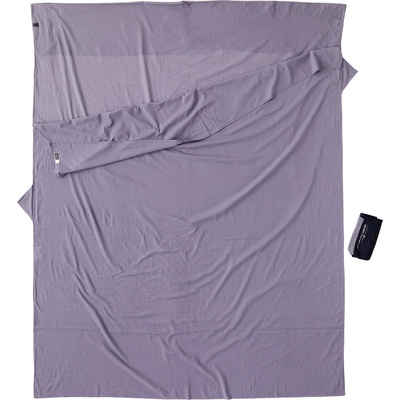 Cocoon Sac de couchage Insect Shield Egyption Cotton Double (taille max. 200cm, Gris)