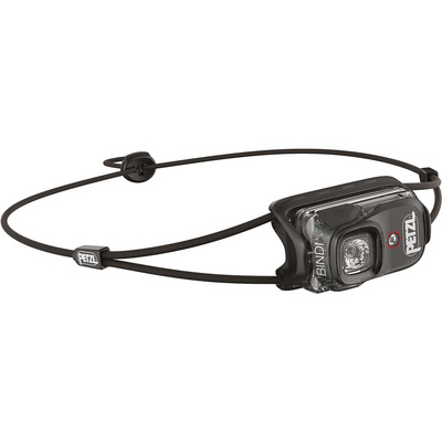 Petzl Lampe frontale Bindi (taille One Size, Noir)