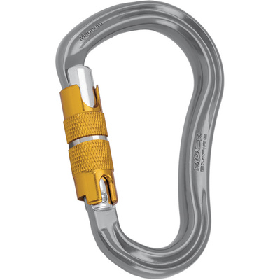 Rock Empire Magnum 3T HMS karabiner (Maat One Size, Grijs)
