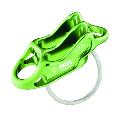 Petzl Reverso zekerapparaat (Maat One Size, Groen)