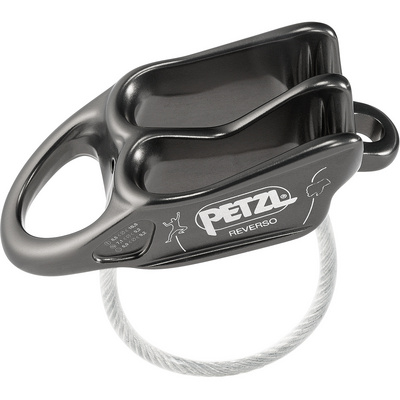 Petzl Reverso zekerapparaat (Maat One Size, Grijs)