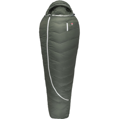 Grüezi Bag Biopod DownWool Summer slaapzak (Maat MAX. 200CM, Olijf)