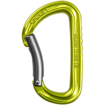 Ocun Falcon Bent Karabiner (Maat One Size, Groen)