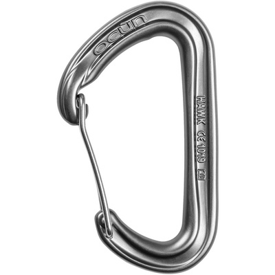 Ocun Hawk Wire Karabiner (Maat One Size, Grijs)