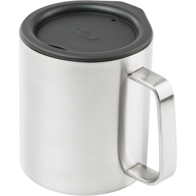 GSI Glacier Stainless 10Fl Oz. Cam thermosbeker (Maat 0.3L, Zilver)