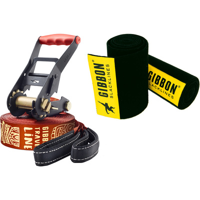 Gibbon Slacklines Travelline Treewear Slackline Set (taille 12,5m)