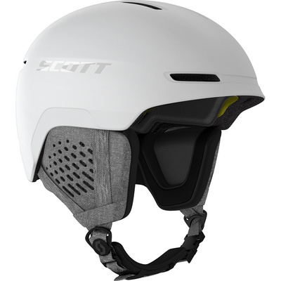 Scott Casque de ski Track Plus (taille 59-61CM, Blanc)
