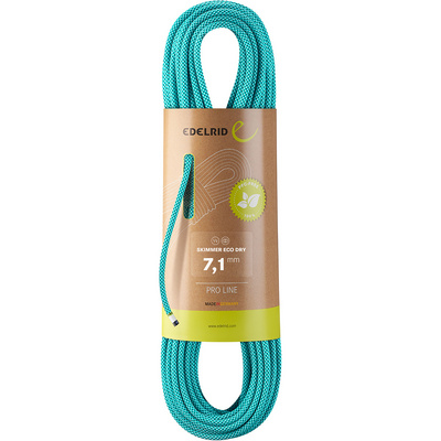 Edelrid Skimmer Eco Dry 7,1 mm dubbeltouw (Maat 30m, icemint)