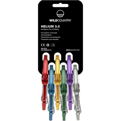 Wild Country Helium 3.0 Rack set van 6 (Maat One Size, uni)