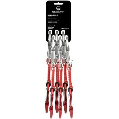 Wild Country Helium 3.0 setjes (6 stuks) (Maat ONE SIZE, red)