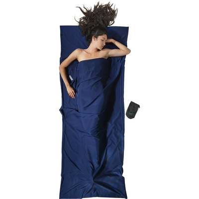 Cocoon TravelSheet Microfiber (Maat MAX. 210CM, Blauw)