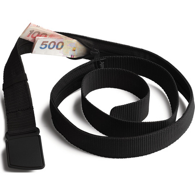 Pacsafe Cashsafe riem (Maat One Size, Zwart)