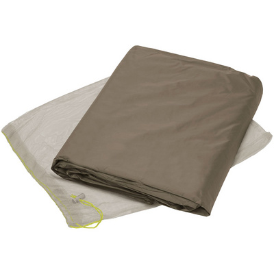Vaude Tapis de sol de la tente Space Seamless 1-2P (taille One Size, bark)