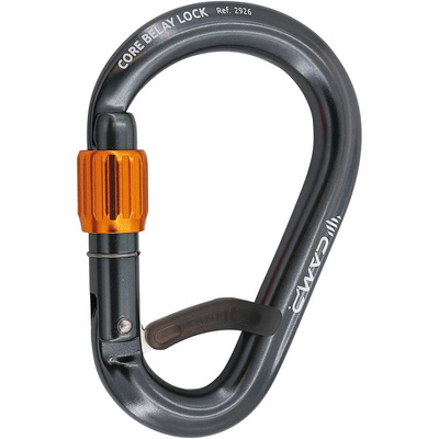 Camp Core Belay Lock karabiner (Maat One Size, Grijs)