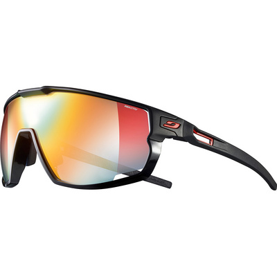 Julbo Rush Reactiv Performance 1-3 sportbril (Maat One Size, Zwart)