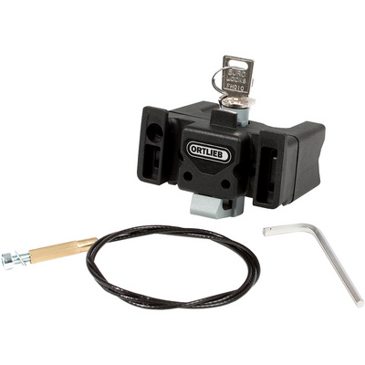 Ortlieb Handlebar Mounting-Set Lock (taille ONE SIZE, Noir)