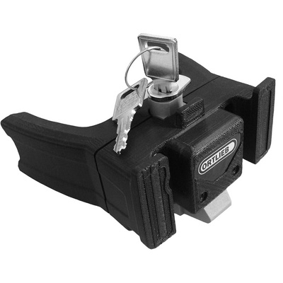 Ortlieb Handlebar Mounting-Set E-Bike Lock (taille ONE SIZE, Noir)