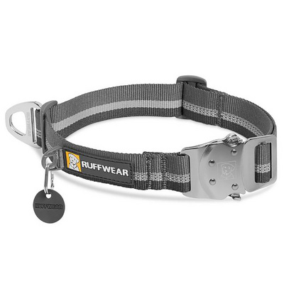 Ruffwear Top Rope Collar hondenhalsband (Maat 28-36cm, Grijs)