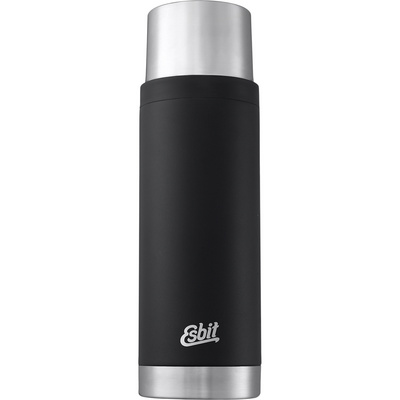 Esbit Sculptor Roestvrij Stalen Isoleerfles (Maat 0.75L, Zwart)
