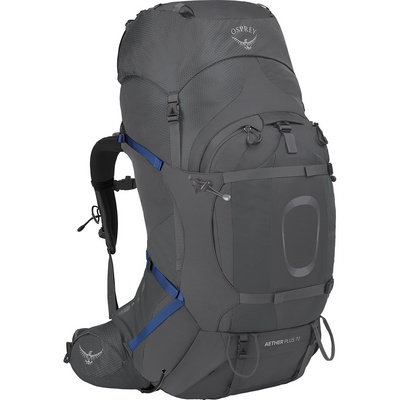 Osprey Aether Plus 70 Rugzak (Maat 70L | L-XL, Grijs)