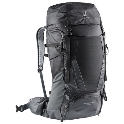 Deuter Sac à dos Futura Air Trek 50+10 (taille 50+10L, Noir)