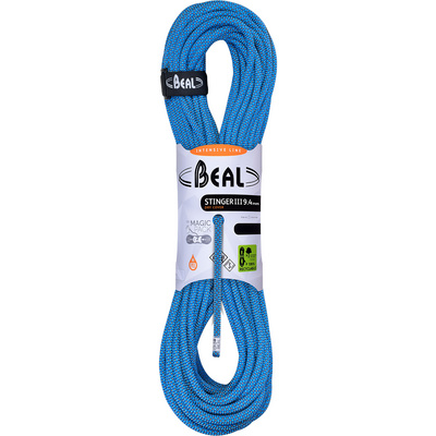 Beal Stinger III 9.4 Unicore Dry Klimtouw (Maat 80M, Blauw)