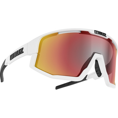Bliz Fusion Sportbril (Maat One Size, Wit)