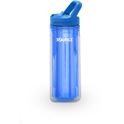 Source Eco Tritan Double Wall Drinkfles (Maat 0,6L, Blauw)